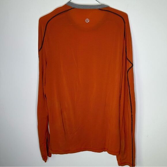 Lululemon LS Burnt Orange Athleisure Top in Size XL Tall - Picture 5 of 7